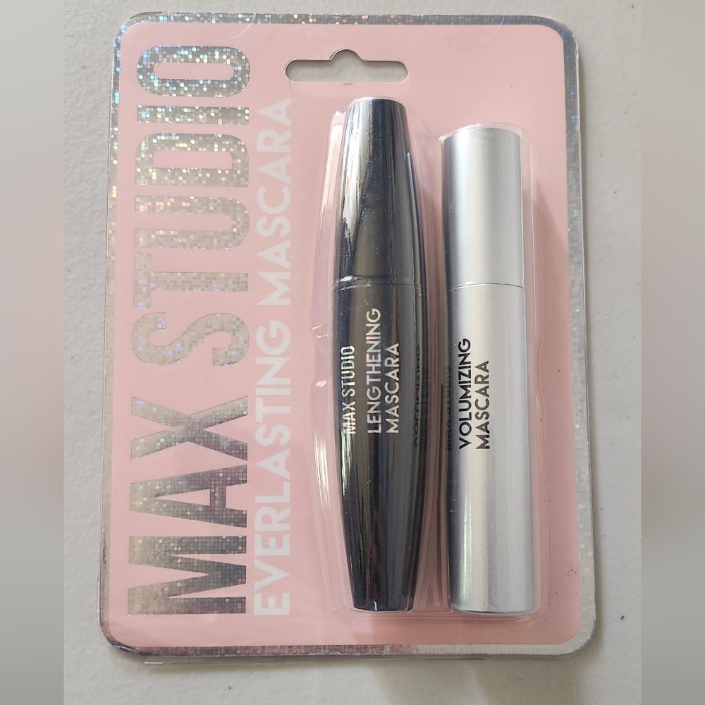 Max Studio Everlasting Mascara 2 PC Set in Black